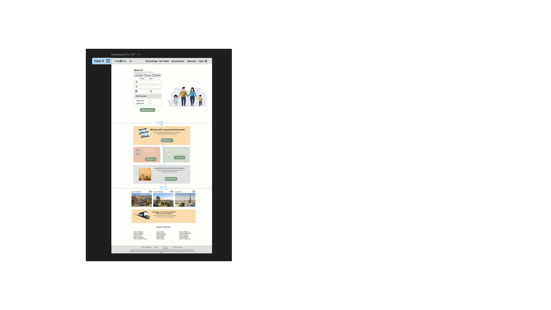 Desktop prototype flow 1
