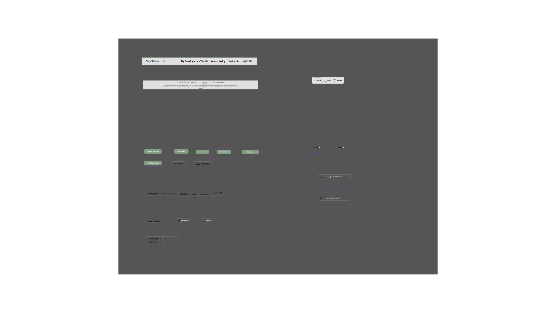 Desktop UI component library